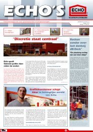 “Discretie staat centraal” - Echo