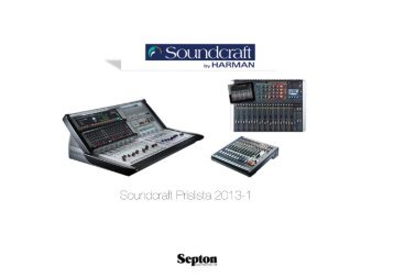 Soundcraft Prislista MS.xlsx - Septon