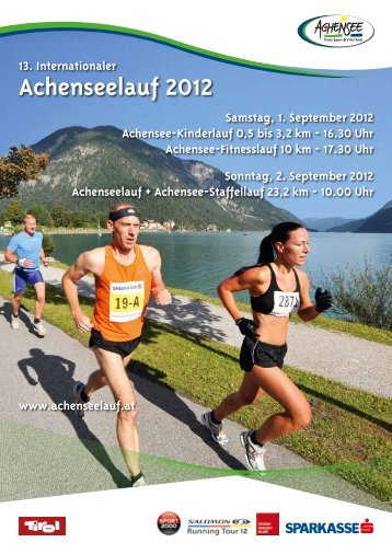 Download Folder Achenseelauf 2012 - Karwendel Blog