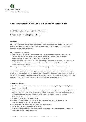 sociale school heverlee