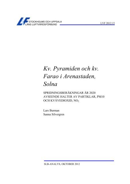 Luftutredning (PDF, 1,2 MB) - Solna stad