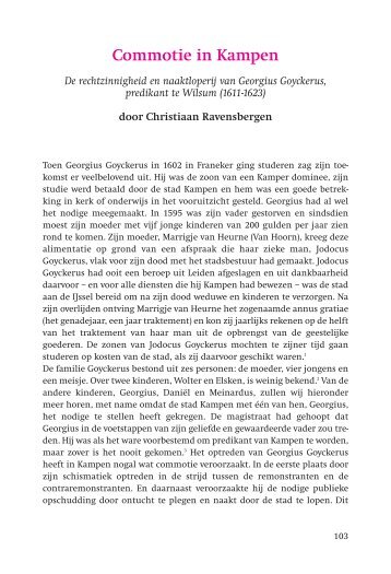Christiaan Ravensbergen - Frans Walkate Archief