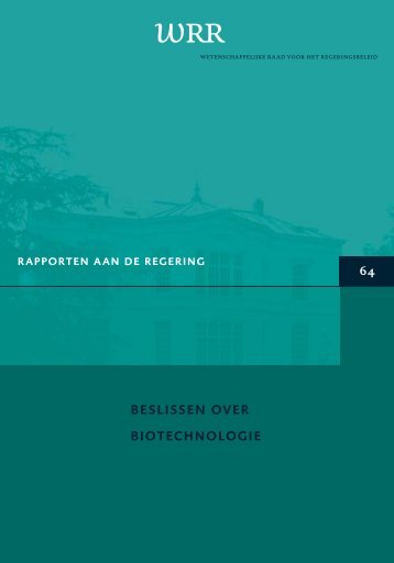 BESLISSEN OVER BIOTECHNOLOGIE - Oapen