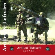 Artilleri-Tidskrift - Artilleri- och Luftvärnsklubben