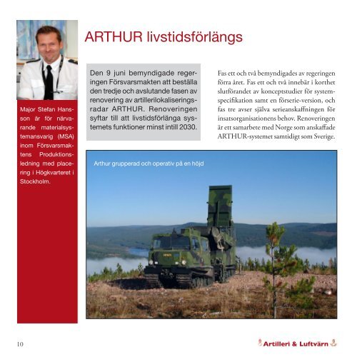 Artilleri-Tidskrift - Artilleri- och Luftvärnsklubben