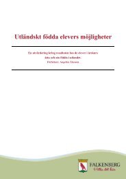 Utländskt födda elevers möjligheter-hela.pdf - Falkenbergs kommun