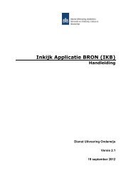 Handleiding Inkijkapplicatie BRON _IKB_ versie 2.1 - DUO