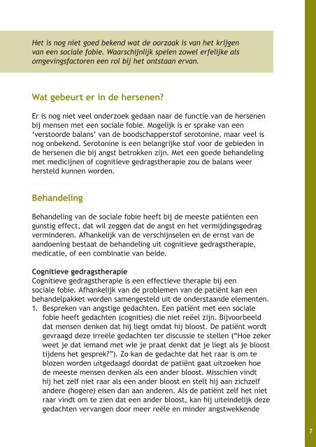 Sociale fobie - Nederlandse Vereniging voor Psychiatrie