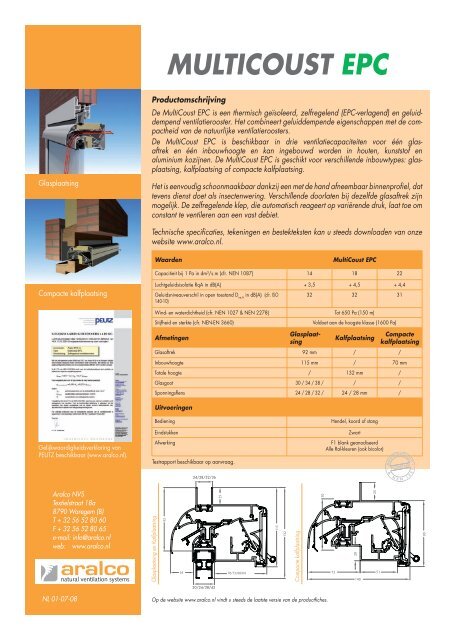 MultiCoust EPC - Aralco NVS