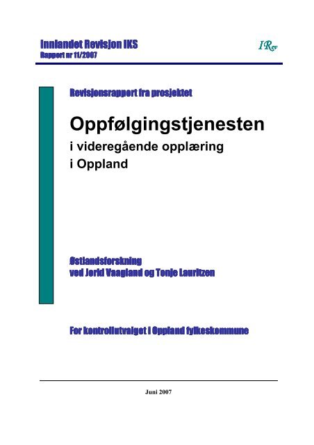 Oppfølgingstjenesten - Oppland fylkeskommune