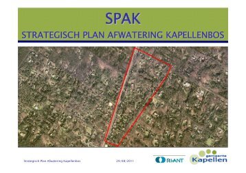 infoavond Kapellenbos-Oost fase 1A - Gemeente Kapellen