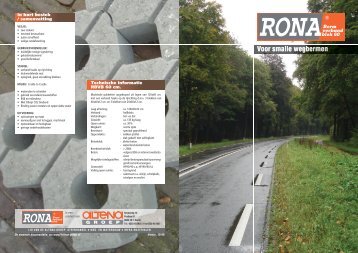 RONA® Bermverbandblok 60cm - Altena Groep