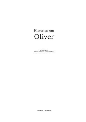 Synopsis Oliver Twist