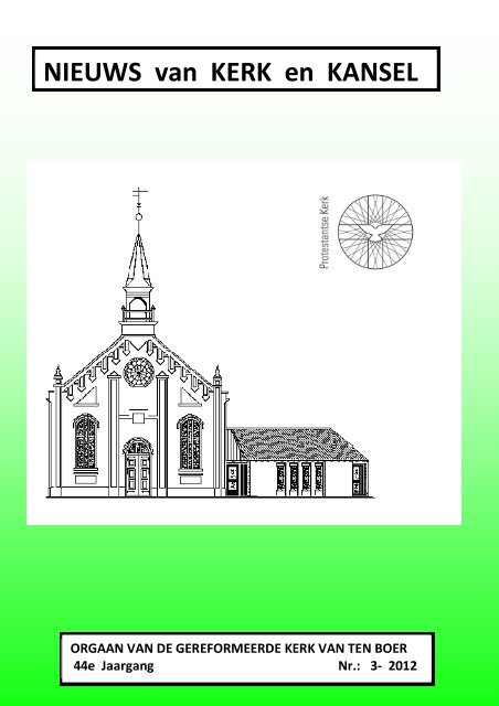 Nieuws van Kerk en Kansel - 03- 2012 - PKN Ten Boer