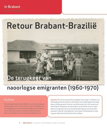 Retour Brabant-Brazilië – De terugkeer van ... - Thuis in Brabant