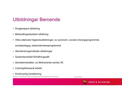 Läs Lenas och Madeleines presentation här.