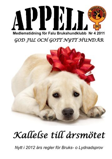 Appell #4, 2011 - Falu Brukshundklubb