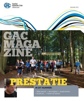 In dit nummer - Gooise Atletiek Club