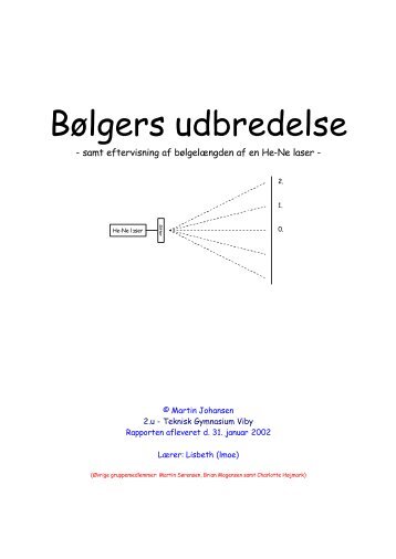 Bølgers udbredelse - martin theill johansen