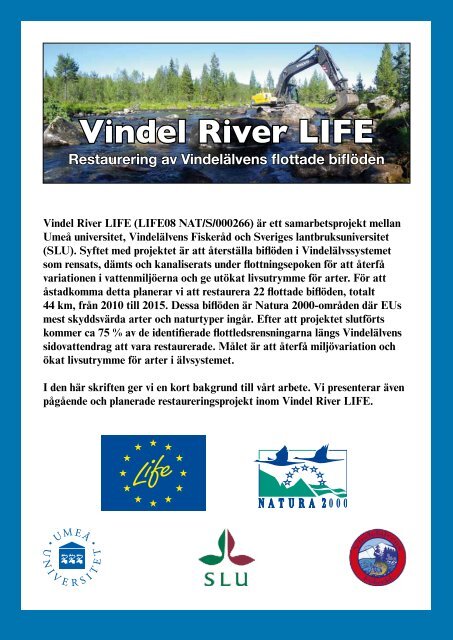 Vindel River LIFE