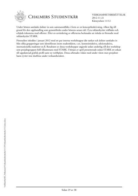 Slutgiltig föredragningslista med bilagor.pdf - Chalmers Studentkår