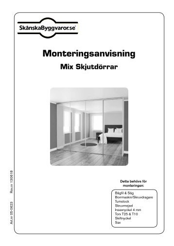 Monteringsanvisning