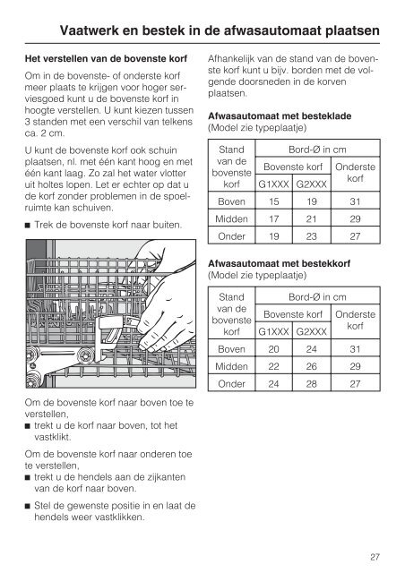 Gebruiksaanwijzing Afwasautomaat - miele Miele