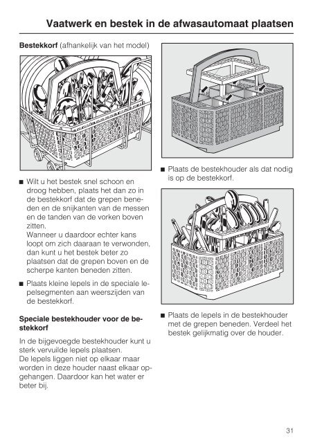 Gebruiksaanwijzing Afwasautomaat - miele Miele