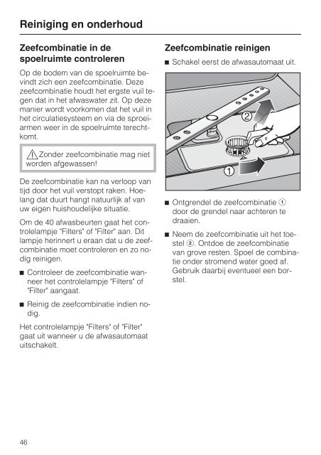 Gebruiksaanwijzing Afwasautomaat - miele Miele