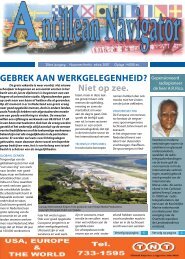 GEBREK AAN WERKGELEGENHEID? Niet op zee. - Seawings NV