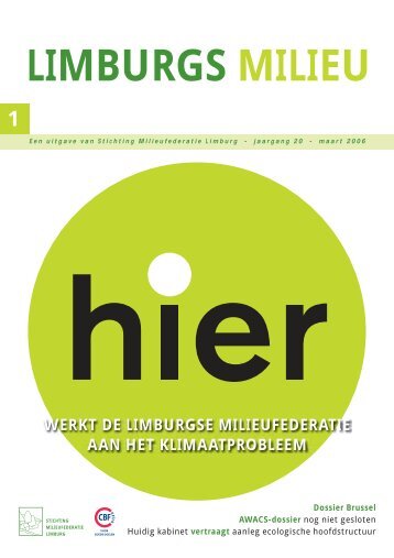 Limburgs Milieu nr. 1 2006 - Milieufederatie Limburg