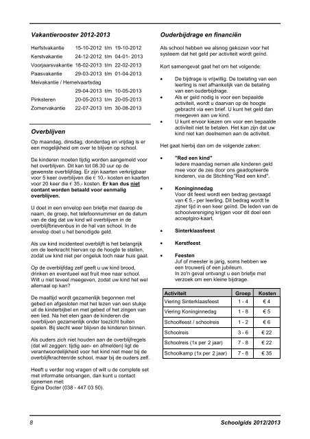 Schoolgids 2012-2013 definitief - Ds. Van Maasschool