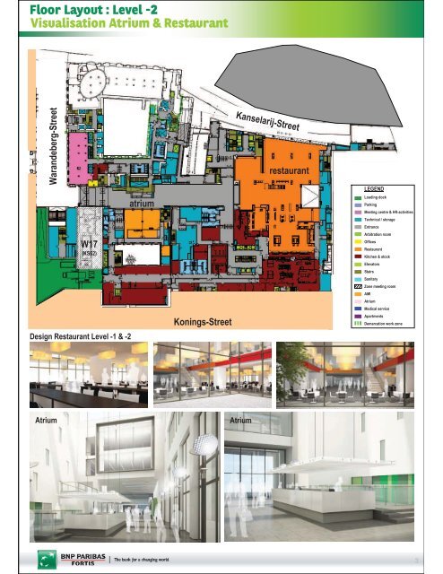 Floor Layout Level 2 Visualisation Atrium Restaurant Mebumar