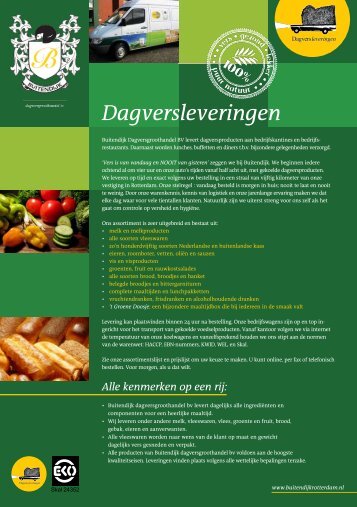 Dagversleveringen - Buitendijk Dagversgroothandel bv