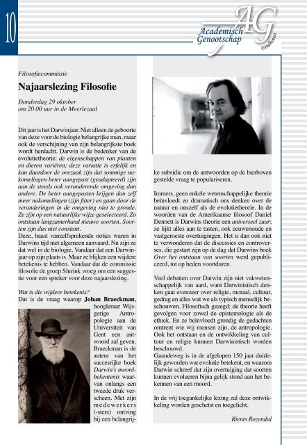 nov/dec - Academisch Genootschap