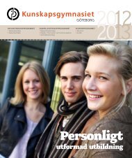 Personligt - Kunskapsskolan