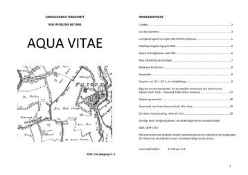 Aqua Vitae 2012-2 zonder colofon - NGV afd Betuwe - Nederlandse ...