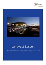 'Landvast Lessen'. - Gemeente Alblasserdam
