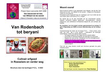 Van Rodenbach tot beryani - Welkom bij de Filosofische Tuin