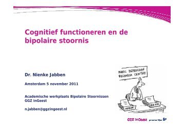 Cognitief functioneren bij de bipolaire stoornis - VMDB