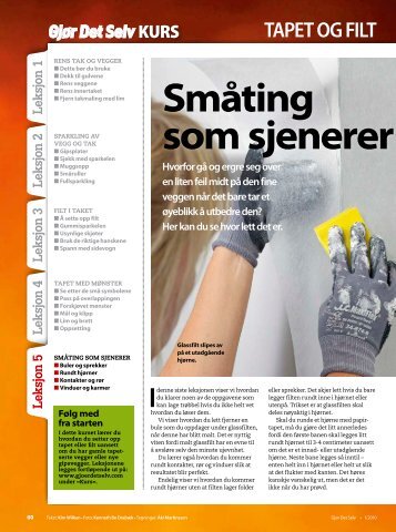 Småting som sjenerer - Gjør det selv