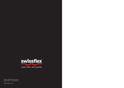 Bedienungsanleitung SF275 K - Swissflex