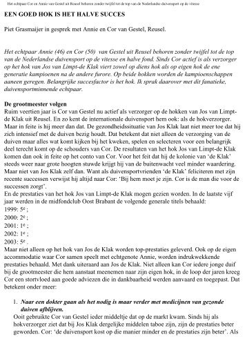 Publicatie A&C van Gestel - P. Grasmaijer