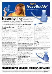 nosebuddy-bruksanvisning.pdf 395,25 kB - Skandinavisk yoga- og ...