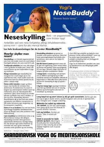 nosebuddy-bruksanvisning.pdf 395,25 kB - Skandinavisk yoga- og ...