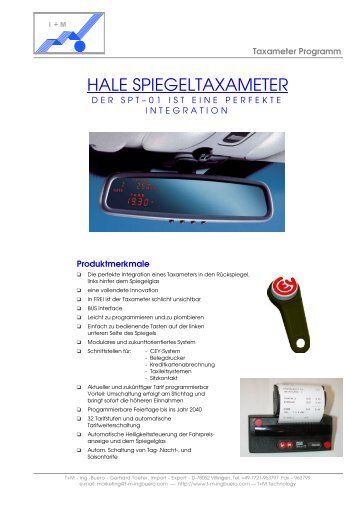 HALE SPIEGELTAXAMETER - T + M Ing.