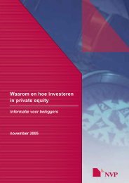 Waarom en hoe investeren in private equity - Nvp