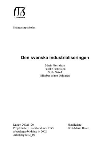Den svenska industrialiseringen