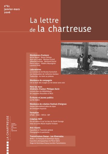 Lettre n° 61 - La Chartreuse