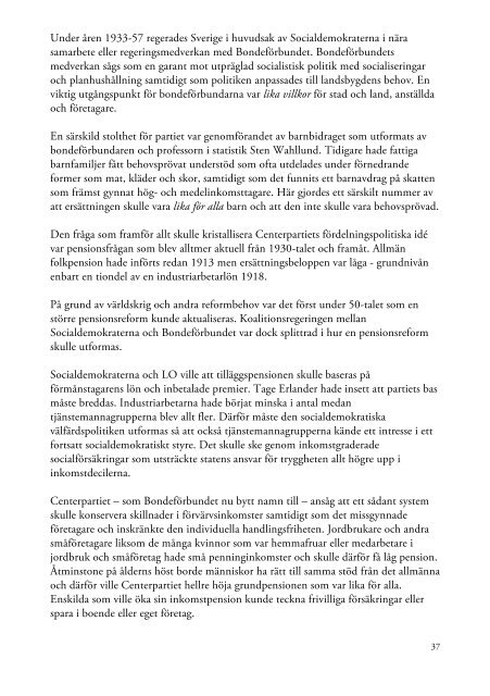 GRUNDTRYGGHETSSYSTEMET - Centerstudenter